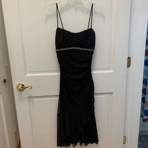 Short asymmetrical hemline prom/homecoming dress